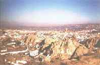 Bild: Panoramablick über das Höhlenviertel von Guadix Bild: Panoramablick über das Höhlenviertel von Guadix